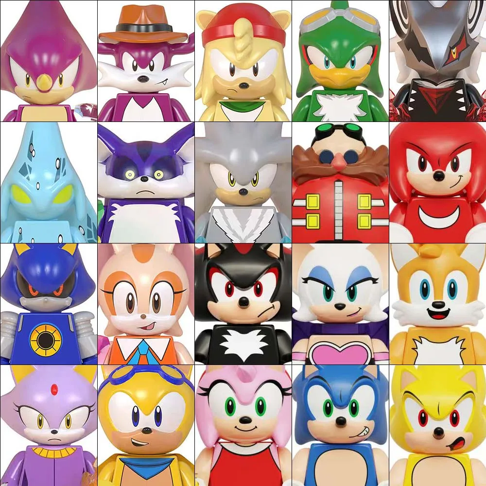 KDL835 WM6086 WM6087 WM6088 juegos de Anime bloques de construcción Mini figuras de acción modelo muñecas juguete de ensamblaje niños regalos de cumpleaños