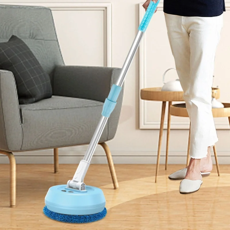 Wet Dry Electric Window Cleaner Retractable Telescopic Glass Cleaning Tool For Ceiling
