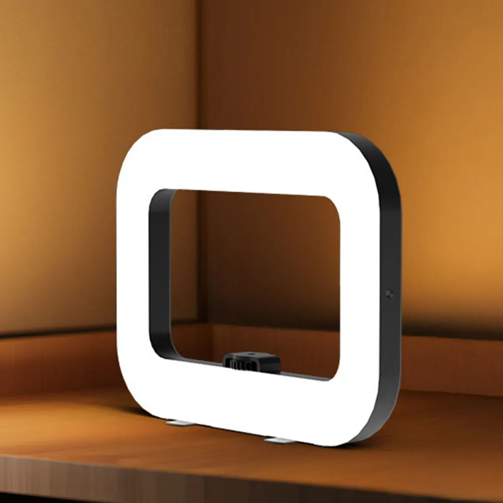 Portable Square Fill Light Rechargeable Smartphone Video Rig Lamp Adjustable Charging Photography Light for Recording Vlogging