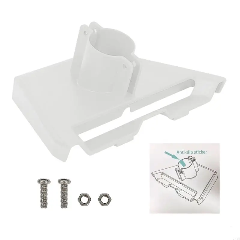 Universal Outdoor Antenna Mounting Bracket With Antislip Silicone Pads for Caravans Boats Motorhomes Secure Installation 72XB