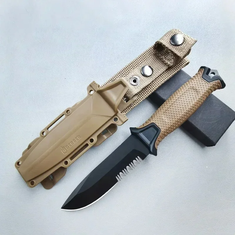 GB 1500 Outdoor Survival Knife Portable Camping Pocket Knife Military Tactical Knives Bushcraft Survival Hunting EDC Knives