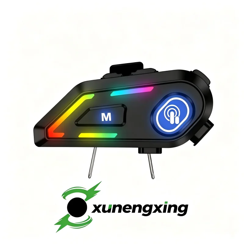 Motorcycle Helmet Bluetooth Headset Waterproof Hard Soft Mic Kit For Delivery Rider Hands‑Free Call Music Moto Riding Earphone