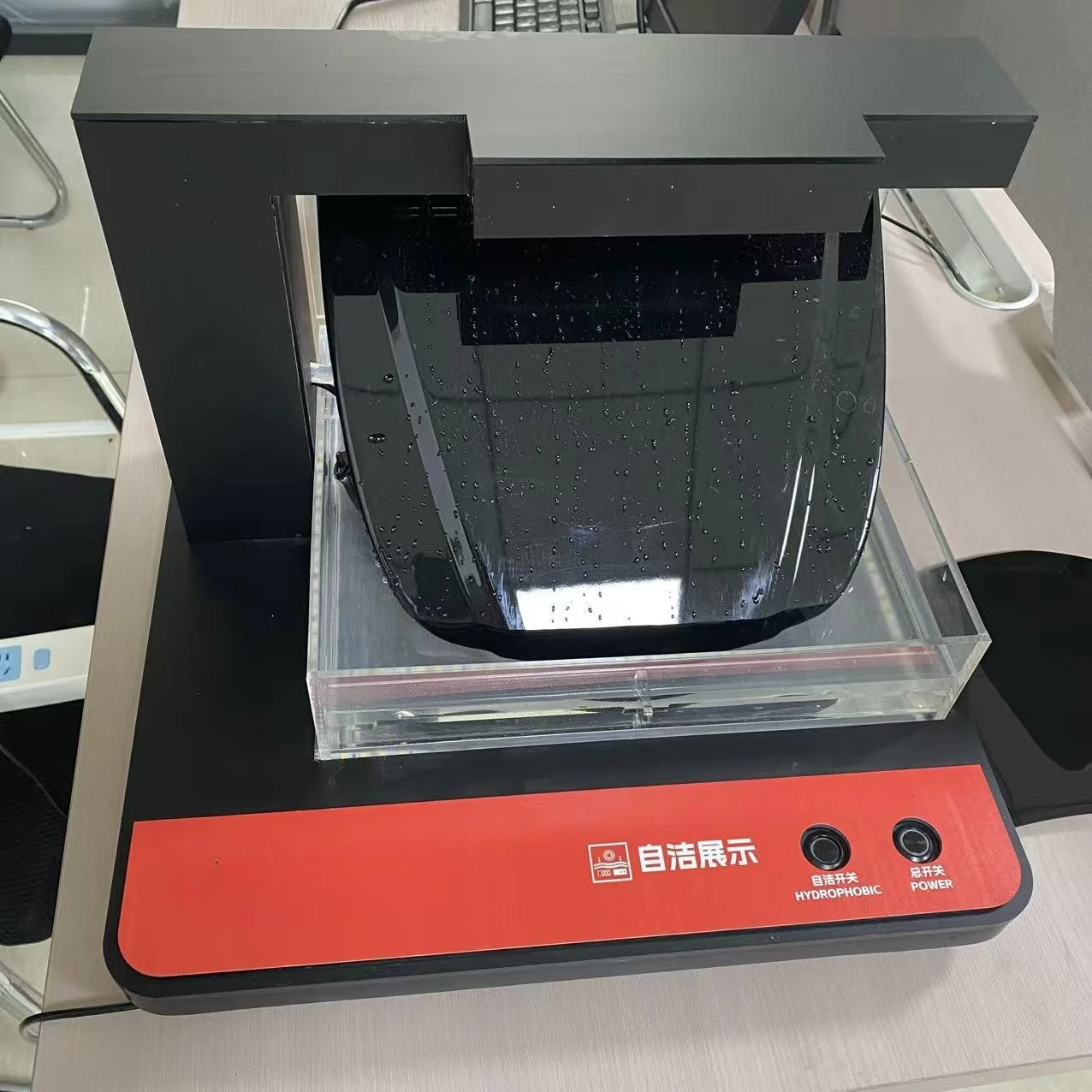 Auto film tool, car garment hydrophobicity display PPF transparent film hydrophobicity comparison demonstration tester