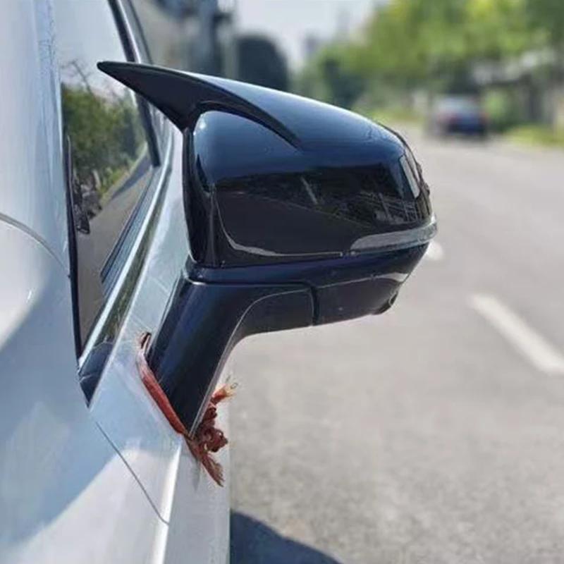 Bull horn shaped reverse mirror protective cover made of ABS material For Haval H6 2022 2023 2024 2025