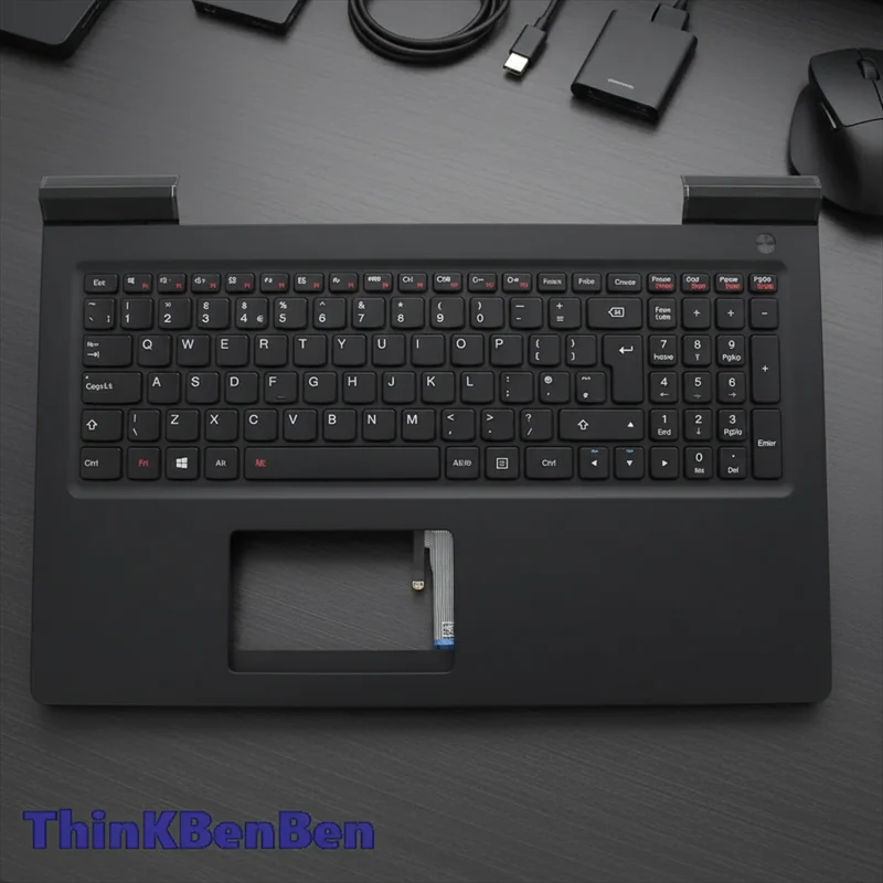 

Черный чехол для клавиатуры (верхняя часть) с подставкой для рук для Lenovo Ideapad 700 15 15ISK Legion E520 15 15IKB 5CB0K85907