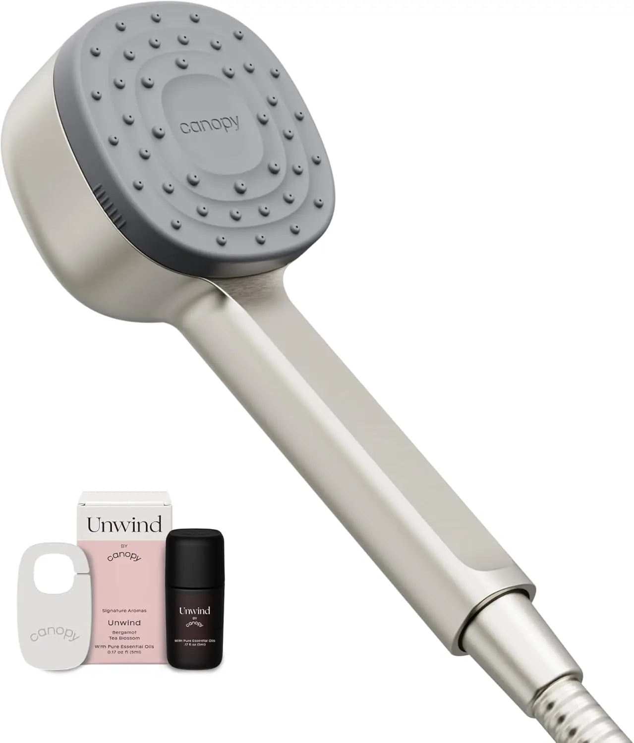 

Canopy Handheld Filtered Shower Head Scalp Massager High Pressure Hard Water To Remove Impurities for Healthier Scalp Skin