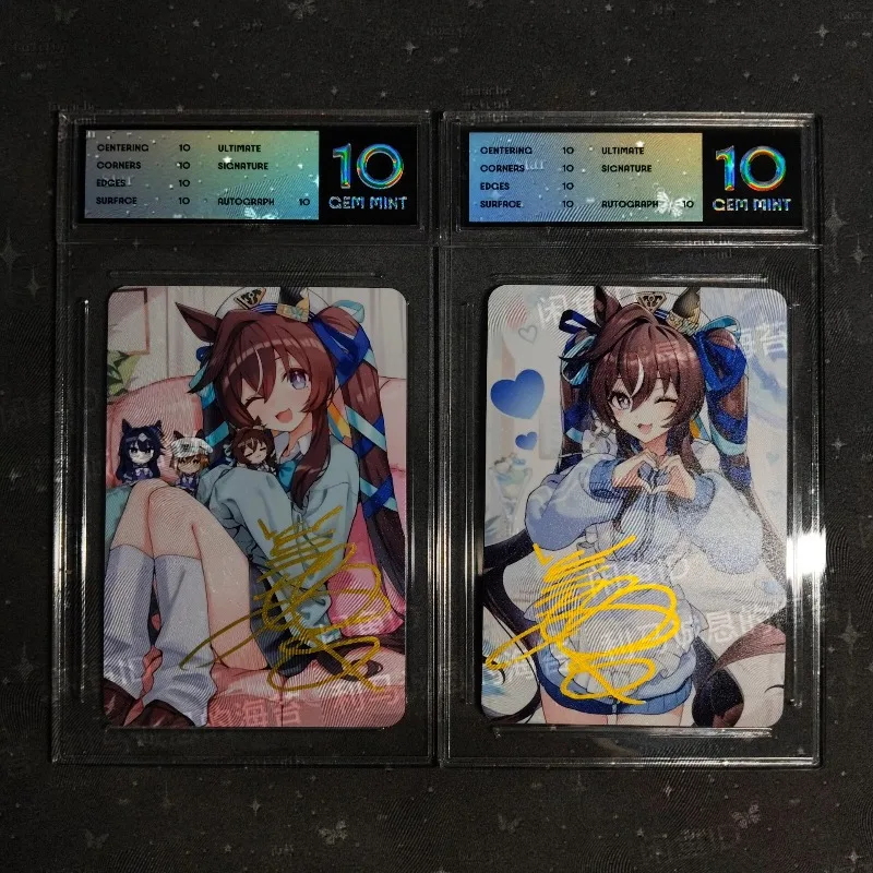 DIY Fan‑made Popular Anime Heroine Autograph Graded Photo Trading Cards Collectible Merch for Hardcore Anime Collectors