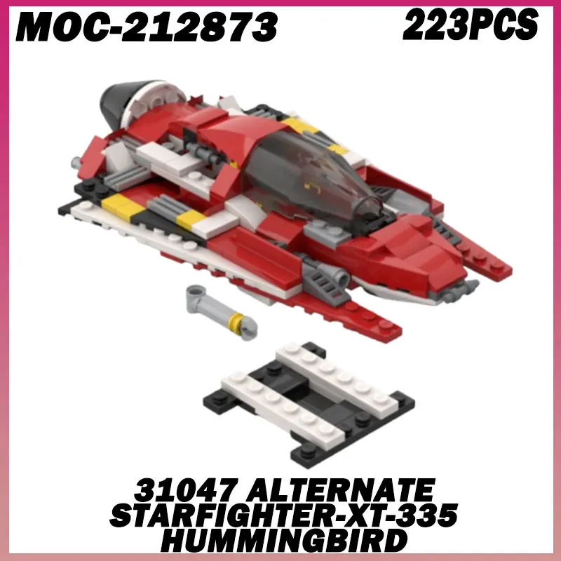 

223PCS MOC-212873 XT-335 Hummingbird Star Ebon Hawk Knight Scene Building Blocks Model Block Parts Kids Mind Set DIY Toys