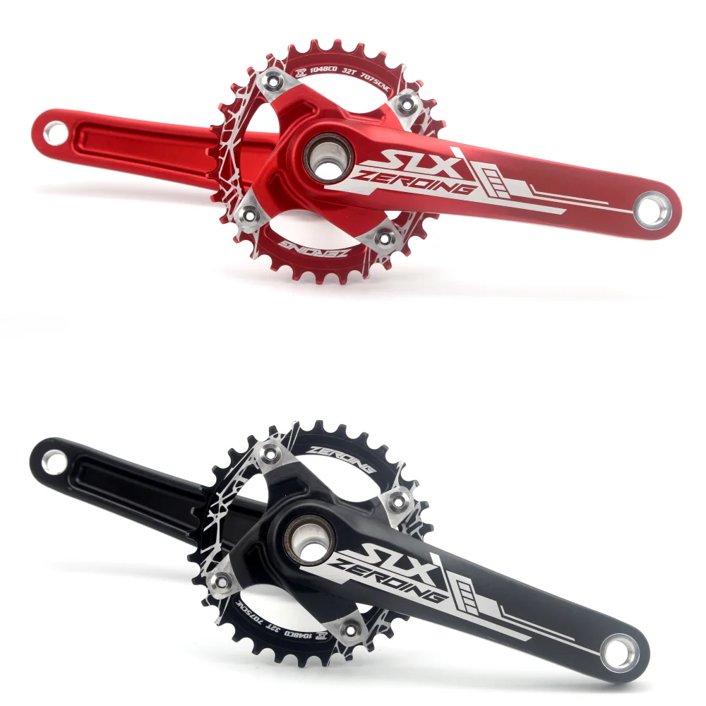 SLX Bicycle Crankset 104BCD MTB Bike Crank Chainring 170mm Aluminum Alloy with Bottom Bracket 32T 34T 36T 38T Plate for SHIMANO