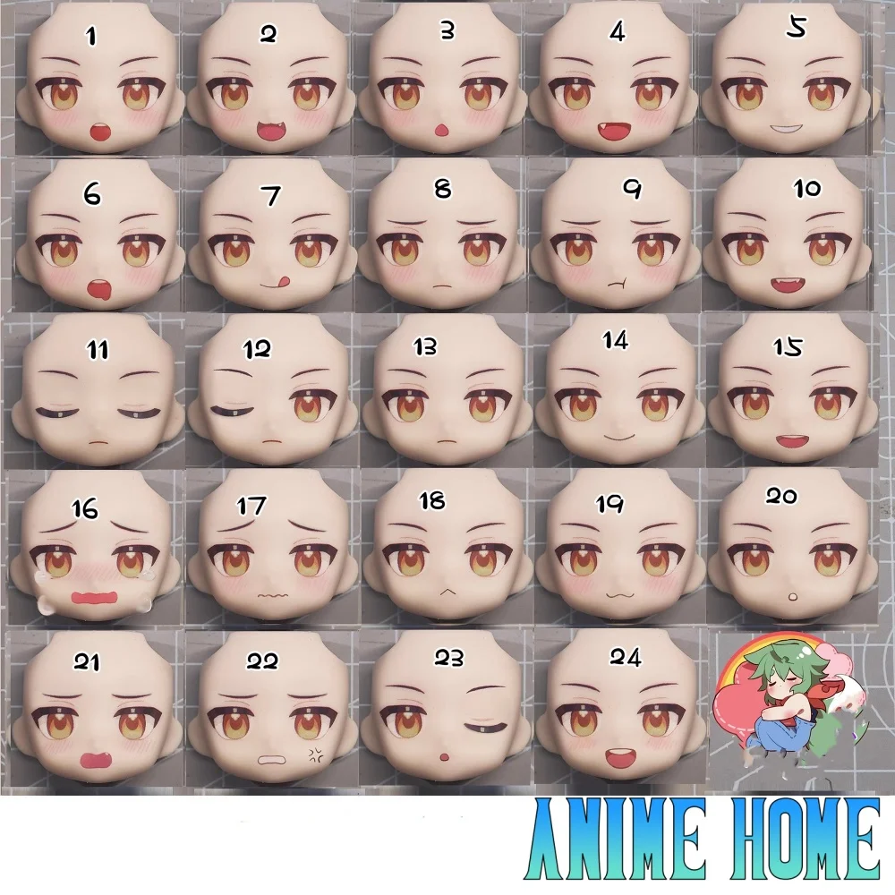 Game Love and Deepspace Zayne Li Shen Role Cos Handmade Q OB11 Faces Alternate Face Cosplay Gift Cute Lovely