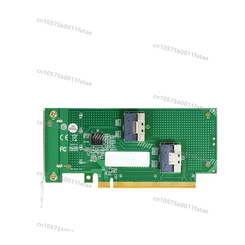 discrete graphics card U.2 extended adapter expansion PCIe4.0 x16 to SlimSAS 8654 half-height adapter card
