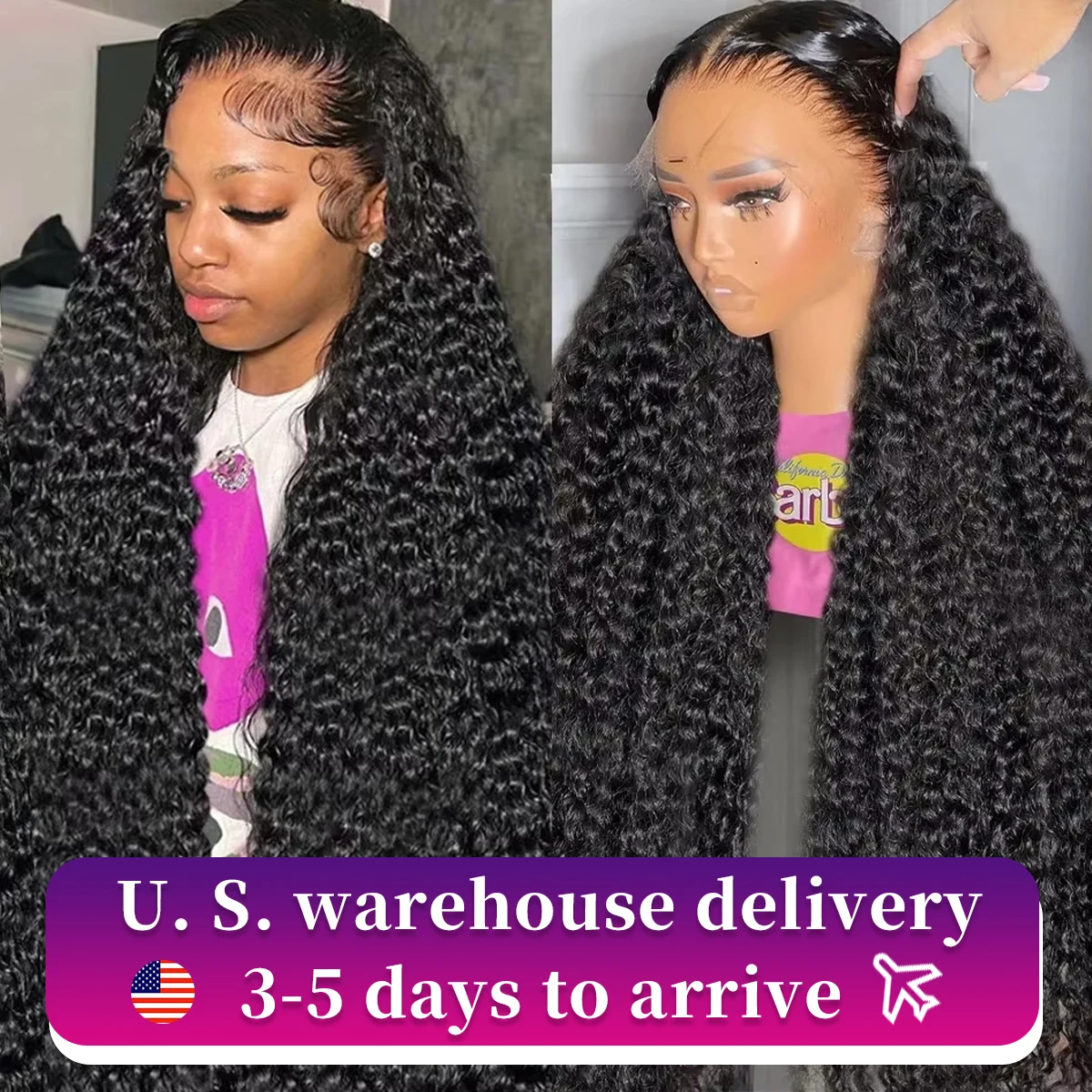 250% Water Wave Ready to Wear Human Hair Wigs Loose Deep Wave Wig Hd 13x6 Lace Front Wig Curly 13x4 Glueless Wig For Women