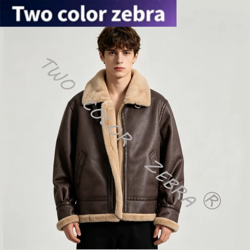 

Leon Scott Kennedy Cosplay Costumes Game Biohazard Resident Remake COS Brown Jacket Faux Leather Warm Coat for Roleplay Unifrom