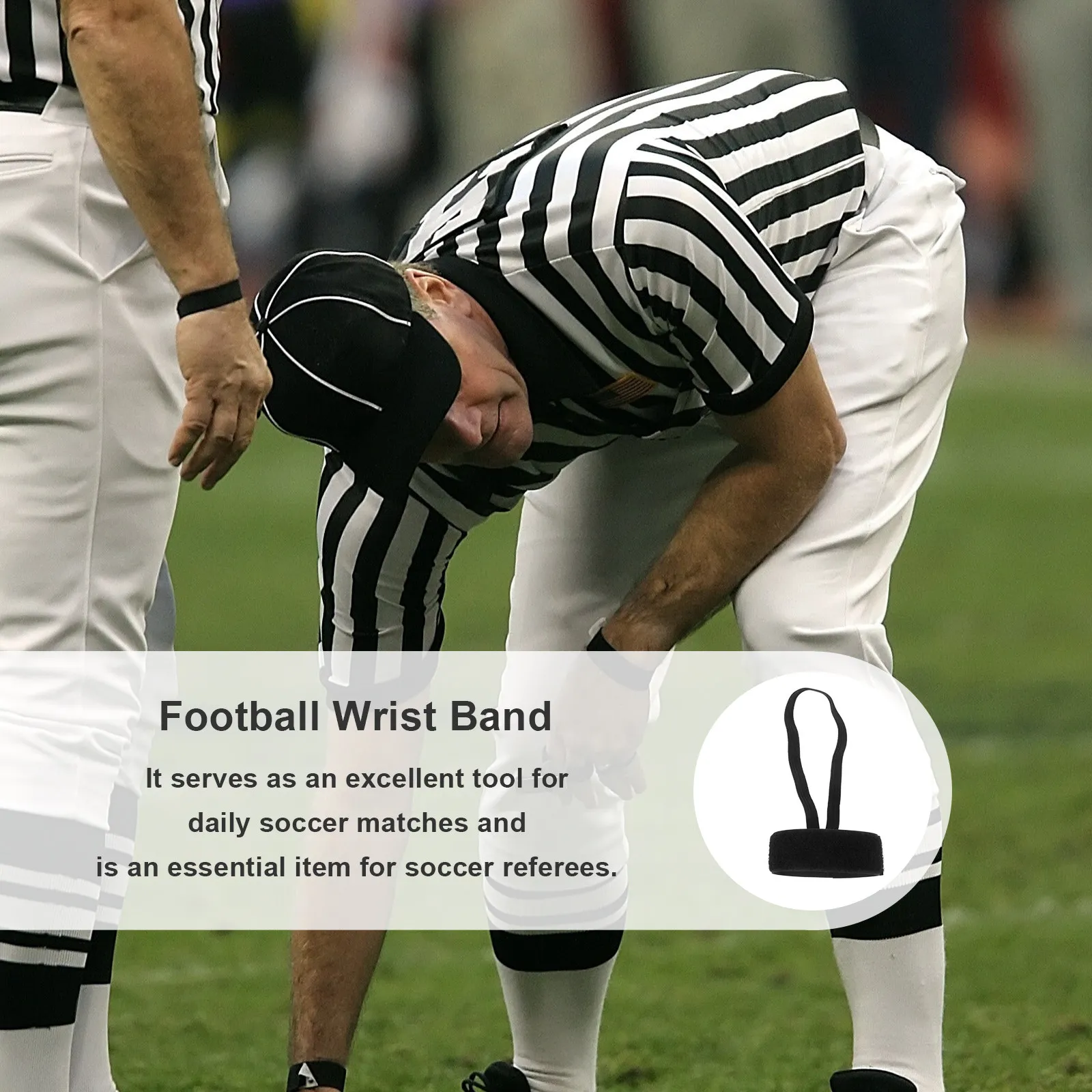 6 Pcs Soccer Referee Accessories Gear Band Football Bracelets Wrist Bands Sport