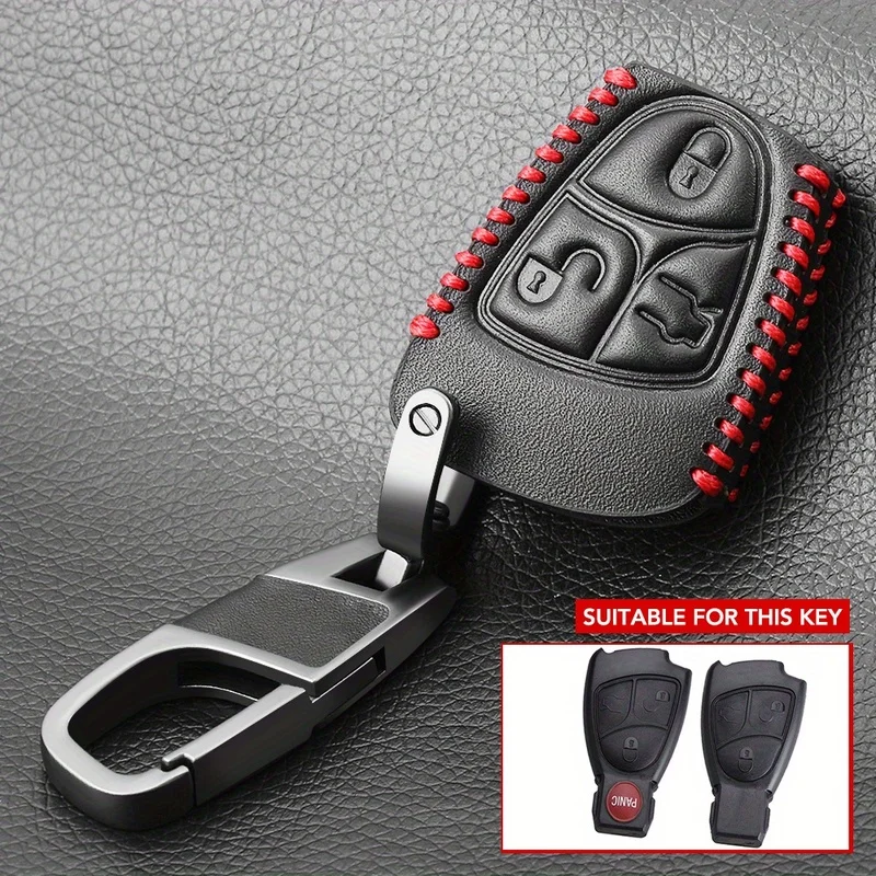 Faux Leather Cover, Suitable Various Models Including A, B, R, G, E, S Class, GLK, GLA, W204, W251