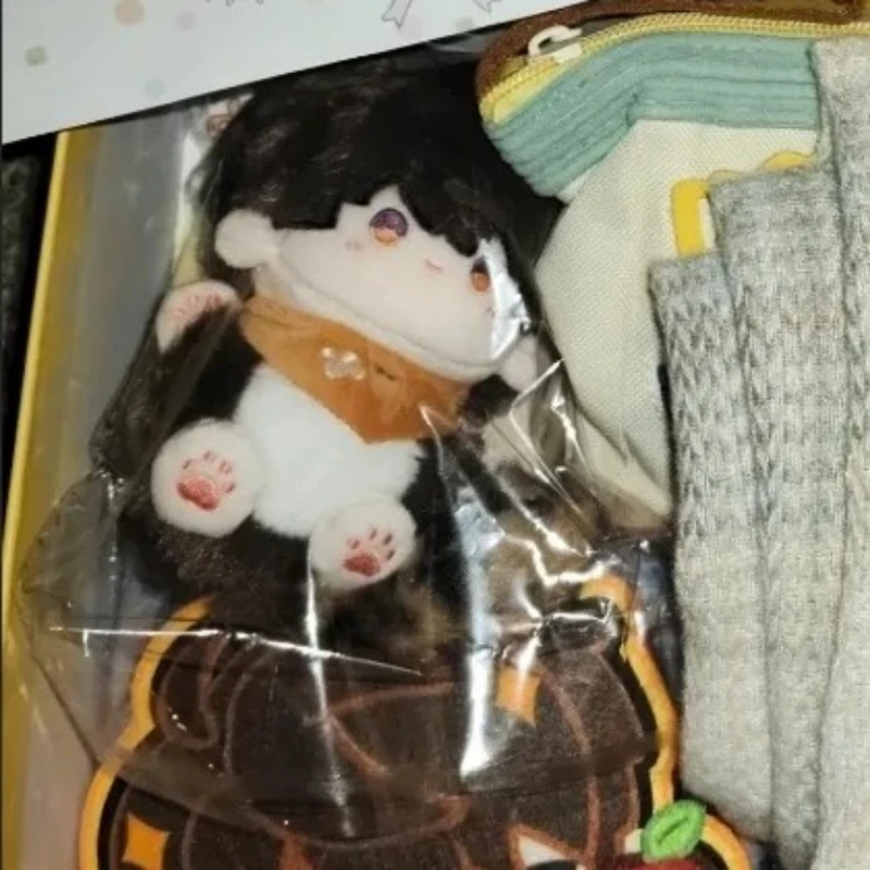 

10cm Anime Game Love and Deepspace Sylus Kawaii Cosplay Soft Cotton Doll With Tail Catoon Mini Toy Figures Keychain Fans Gifts