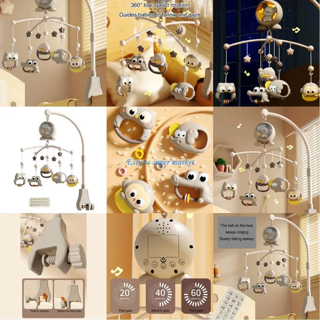 090B Giostrina interattiva per bambini Musica MIDI azionata a Sviluppo visivo rotante