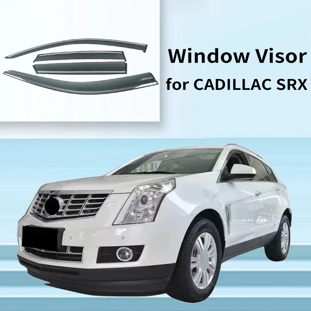 

Хромированные полоски, защита от дождя для CADILLAC SRX 2010-2016, оконный козырек, ветровые дефлекторы, дверной козырек, вентиляционные шторы, вентиляционный козырек