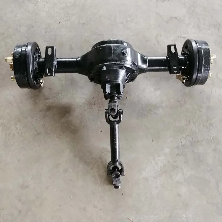 Handcart Agricultural Machinery Rear Axle Assembly Three-Wheel Four-Wheel Transport Vehicle with Brake Hub Integrated Rear Axle