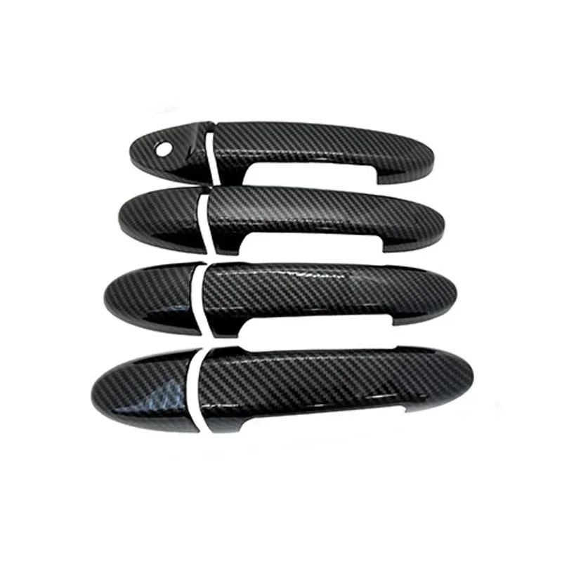 Door Handle Cover Carbon Fiber Chrome For Ford Escape MK1 MK2 2001-2012 2002 2003 Sticker Anti-scratch Trim Set Car Accessories