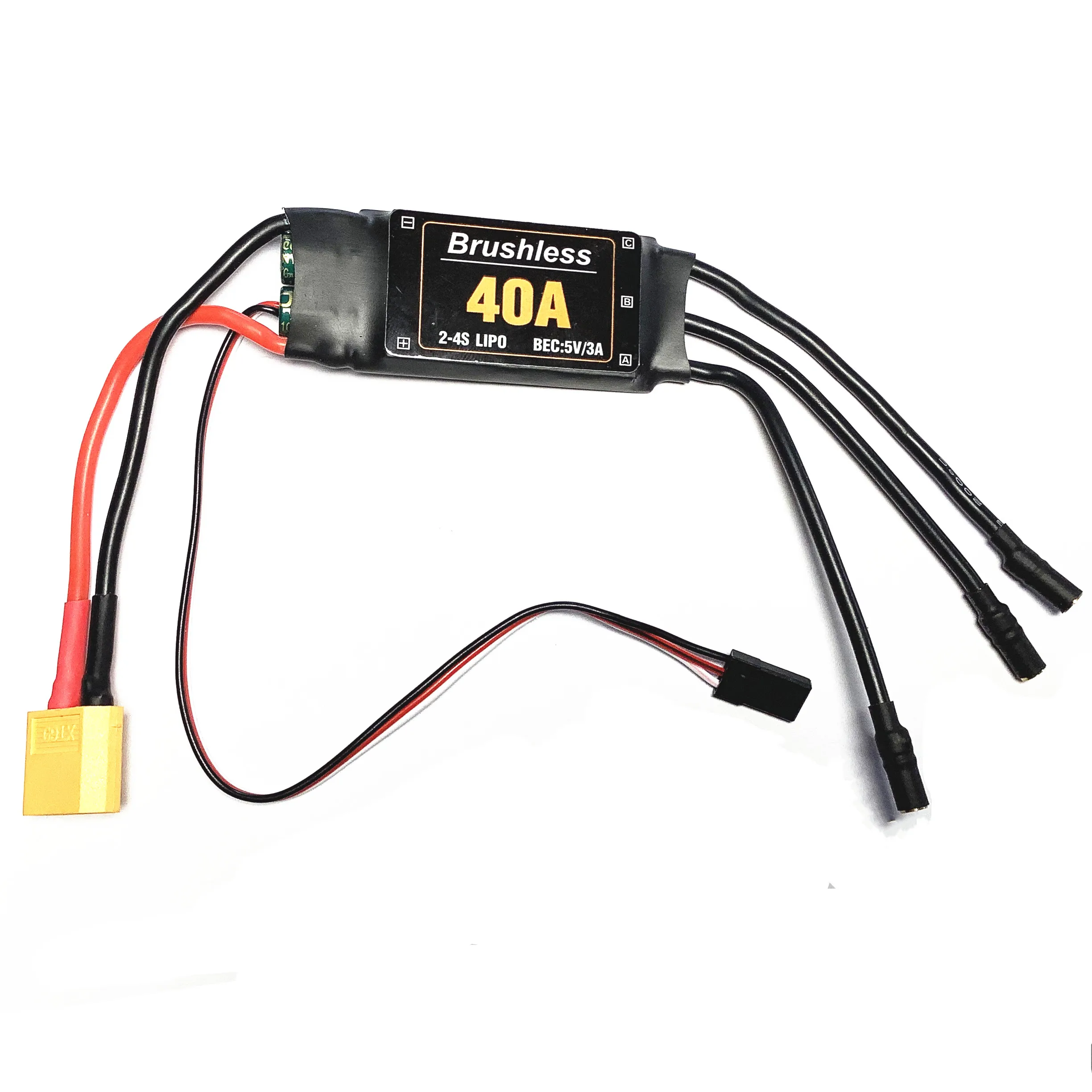 40A Brushless ESC Drone Airplanes Parts Components Accessories Speed Controller Motor RC Toys FPV Durable Quadcopter Helicopter