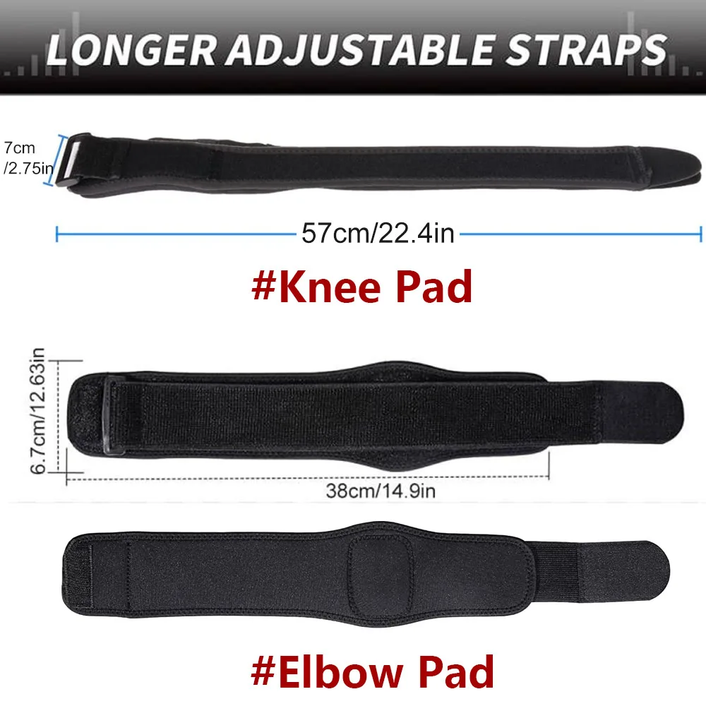 1pc verstellbare Ellbogen Knie Patellar Sehne Stütz gurt Band Knies tütze für das Laufen Basketball Volleyball Sport Kniesc honer