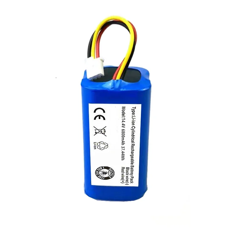 Imagem -05 - Bateria Recarregável de Iões de Lítio Adequada para Aspirador Robótico 14.4 v 6800 Mah Alta Capacidade Adequada para o Lietroux C30b