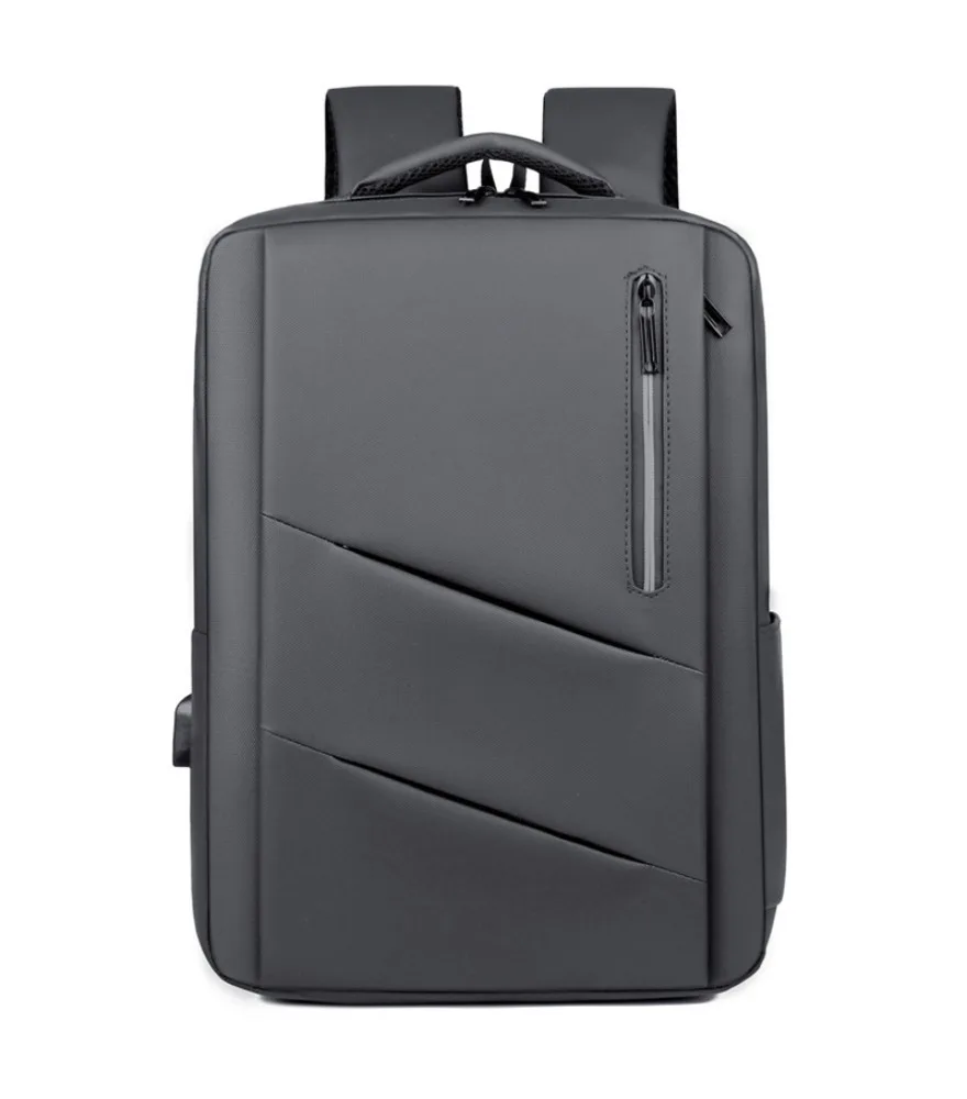 

Backpack Fashion Business Men's Premium Commuter Backpack Simple Solid Color Laptop Bag