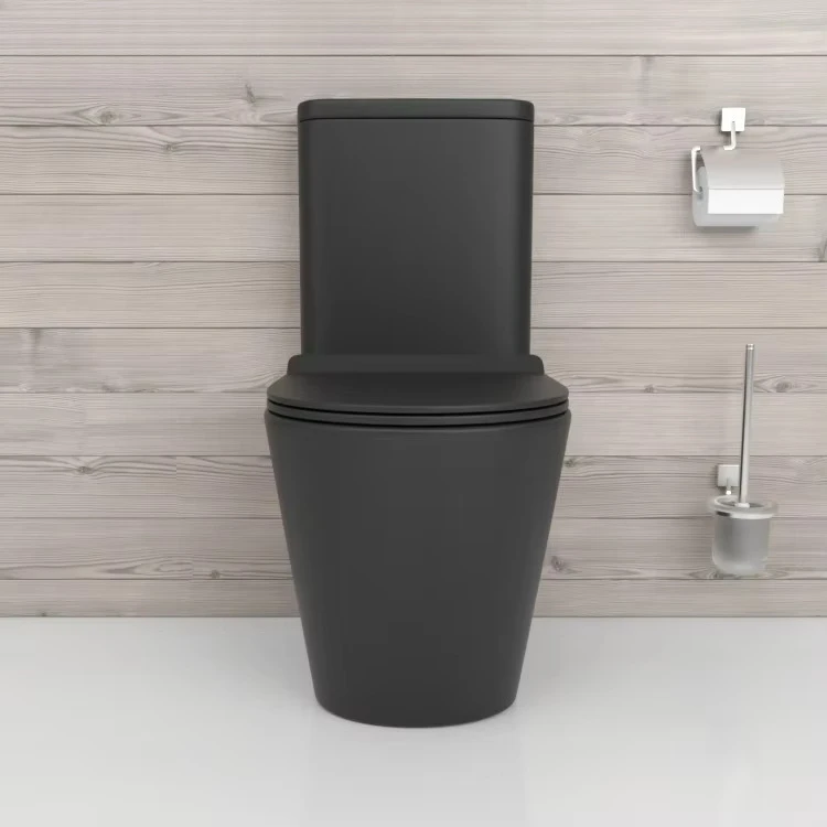 Modern ceramic pot floor-to-ceiling sanitary ware ceramic flush toilet back wall two-piece bathroom