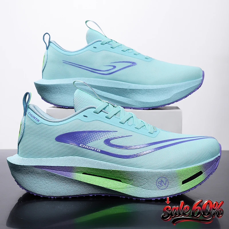 

Мужские кроссовки для бега 2026: Новые высококачественные кроссовки для джоггинга с амортизацией, отскоком и мягкой подошвой, карбоновой пластиной, для марафонских тренировок и тенниса