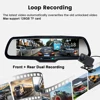 iPoster 8 인치 터치 스크린 듀얼 대시 캠 DVR 미러 모니터 (브래킷 No1 포함) Toyota Jeep Ford Nissan Honda 5