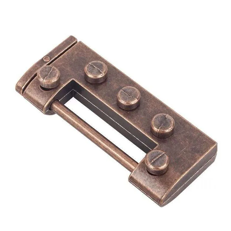 Classical Antique Chinese Lock and Key Puzzle Disentanglement Brain Teaser IQ Logic Test Educational Toys For Kids Teens Adults