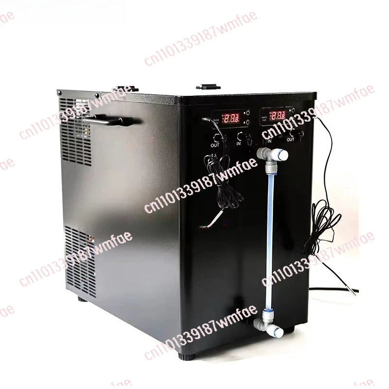 

Низкотемпературный холодильник с водой и этилен-гликолом. Бак для ферментации. Холодильник.