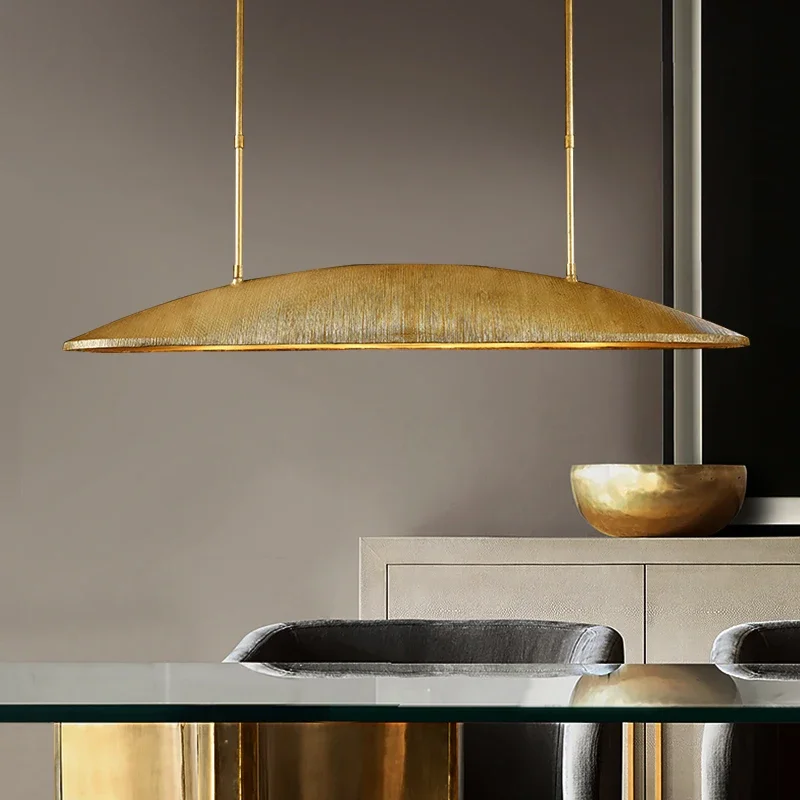 Nordic Designer Pendant Light Creative Light Luxury  Light Suitable for Restaurants Kitchens Dining Rooms Brass Pendant Lamp