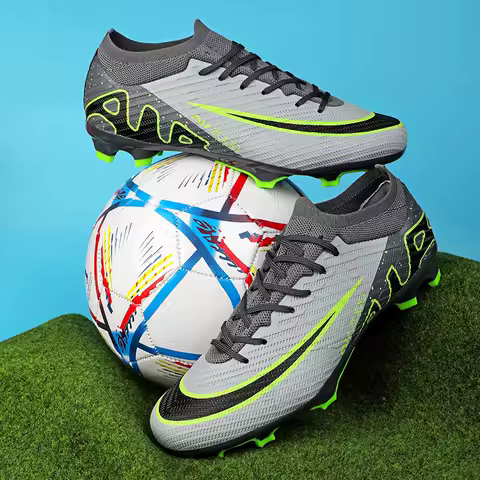 Soccer Shoes Society Professional Unisex Football Boots Casual Top Quality Non Slip TF/FG Training Sports Studded Football Shoes