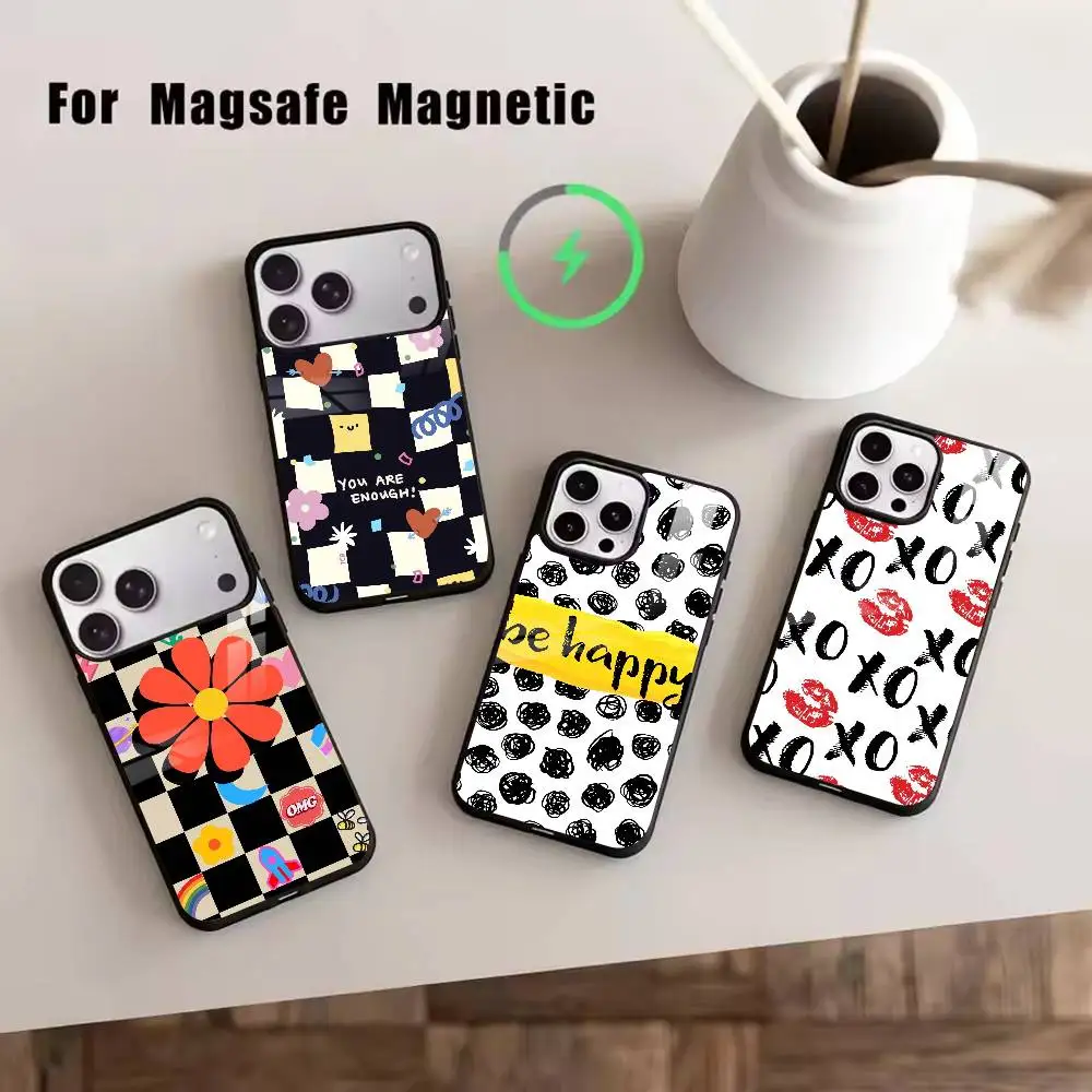 

D-puzzle Phone Case For iPhone17,16,15,14,13,12,11 Plus,Pro Magnetic with Magsafe Wireless Charging