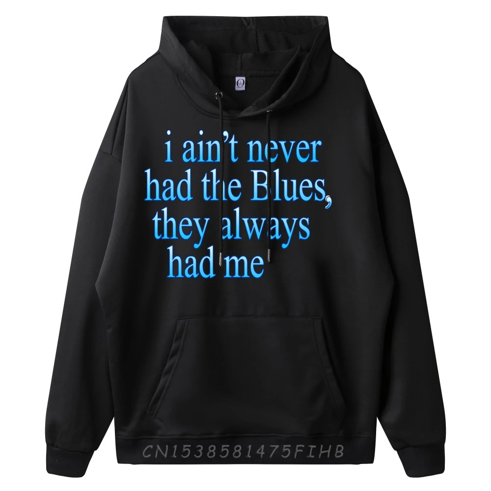 Blues Music Musician Quote a Teacher Student Lover Cool Graphic Sweatshirts Men Polyester Fiber Meme Sweater St Patrick's Day