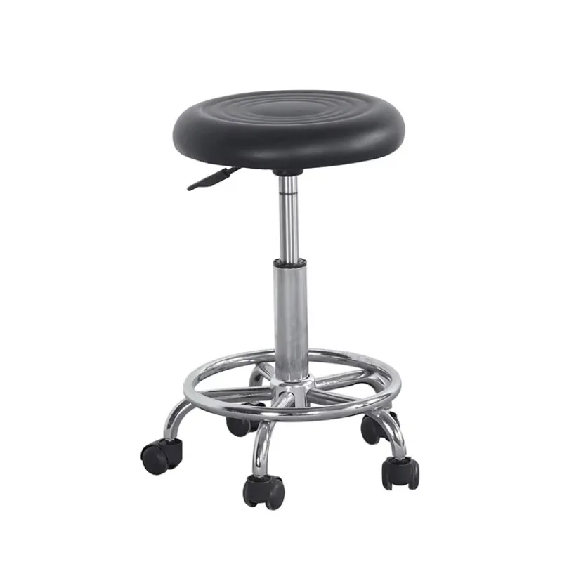Silla móvil de muebles de hospital médico, taburete giratorio de acero inoxidable, taburete de operación dental giratorio, silla médica