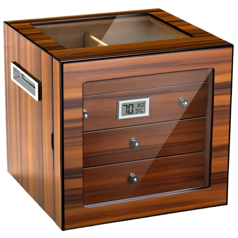 For Household Cedar Wood Lined Moisturizer Individual Large Capacity Humidor CA-24DAA