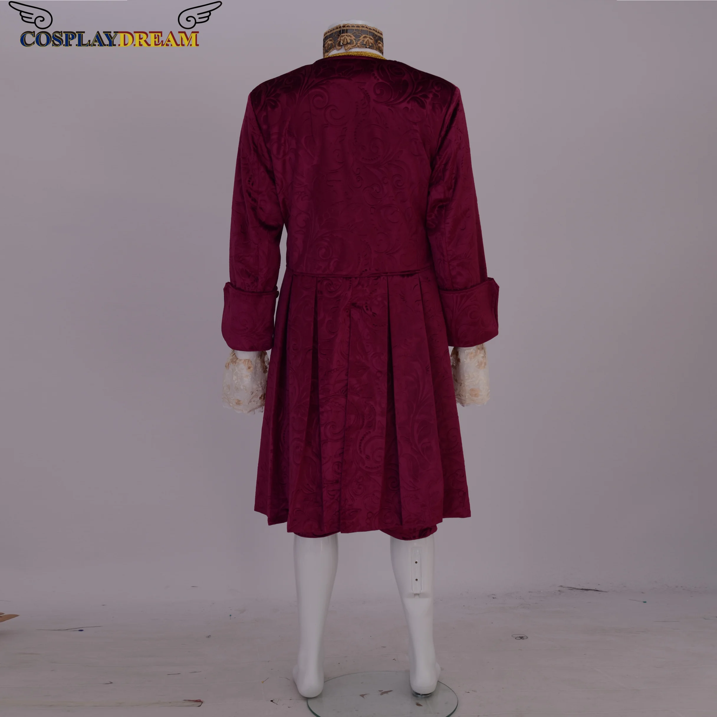 Costume de Cosplay Musical Mozart L Opera pour Homme, Rock Rosenberg, Tenue Rouge des Années 1770, d'expériences Victoriens, Tenues Rouges sur Mesure