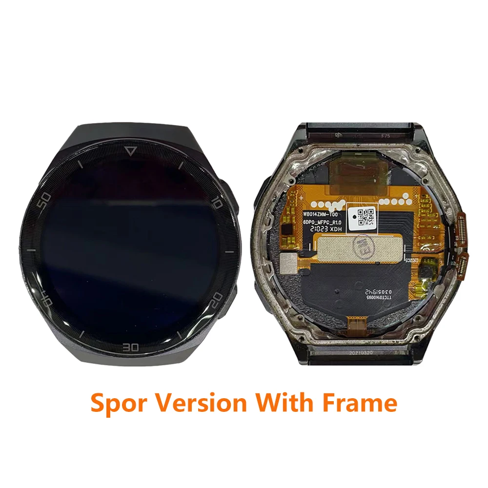 Imagem -06 - Touch Screen Painel Digitador Montagem Peças de Reparo Display Lcd Huawei Assista Gt2e 46 mm Activer Esporte gt 2e Hct B19 139