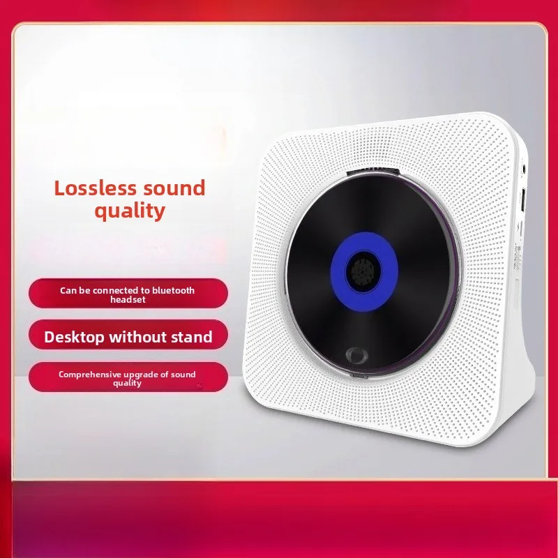 Home Retro Aesthetic CD Player, Bluetooth CD Disc Player, Album Disc Playback Device For Music & Language Learning Gift