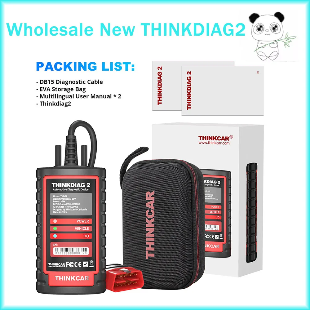 

Thinkdiag 2 THINKDIAG2 ALL Car Brands Canfd Protocol OBD OBD2 Diagnostic Tool 16+Reset Service thinkdiag2 Pk EDIAG