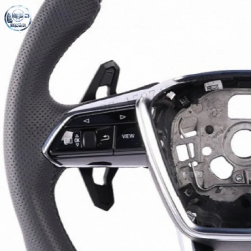 Suitable for Audi's new carbon fiber steering wheel with multi-function buttons and paddle shifters for modification and upgrade