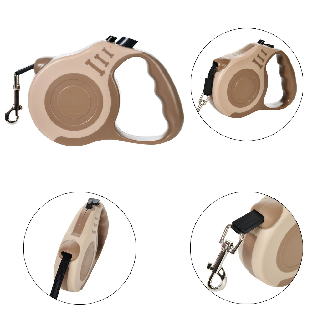 Pet Dog Leash For Small Medium Big Dogs Cat 3M 5M Retractable Outdoor Running Automatic Extending Puppy Belt Chihuahua Supplies_voghion.com