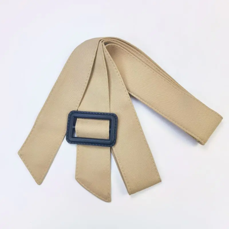 New Women's Belt Fashion Windbreaker Coat Jacket Dress Skirt Decoration Casual Versatile Belt Buckle Fabric Waistband Corset