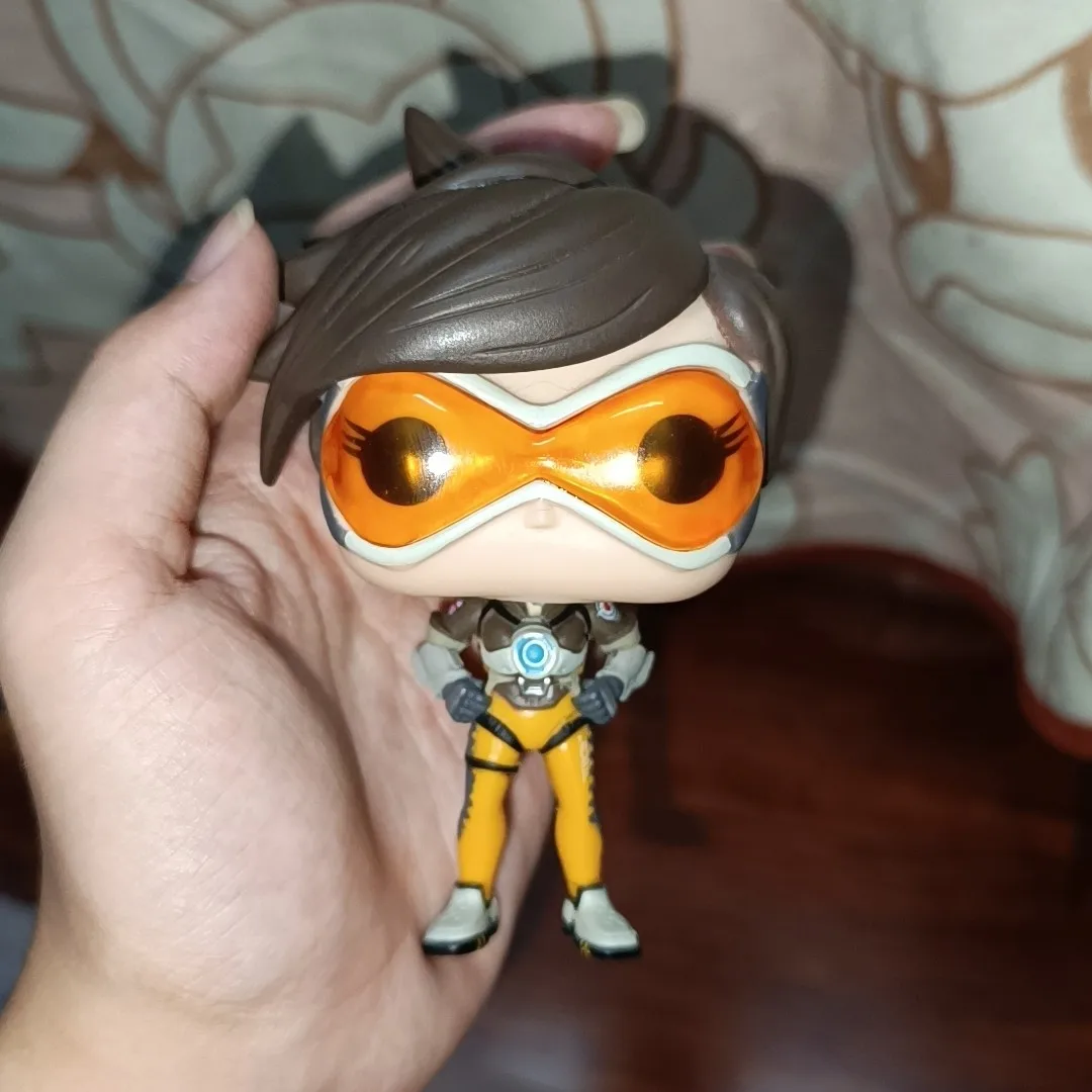 FUNKO POP Overwatch Tracer 93#  Action Figure Widowmaker #94 Soldiers 76 #96 Model Ornaments Toys Desktop Decoration Gifts