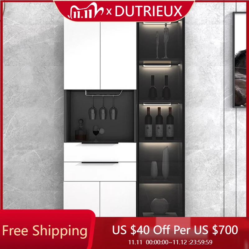 

Wine Mobile Living Room Cabinets Storage Organizer Display Cabinets Luxury Wood Nordic Decor Gabinete Lounge Suite Furniture