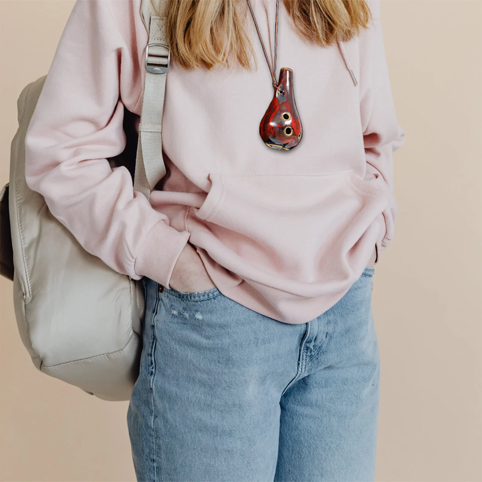 

6-hole ceramic ocarina mini ocarina for beginners Ocarina 6-hole Ocarina Instrument Easy Ocarina Wind Instrument