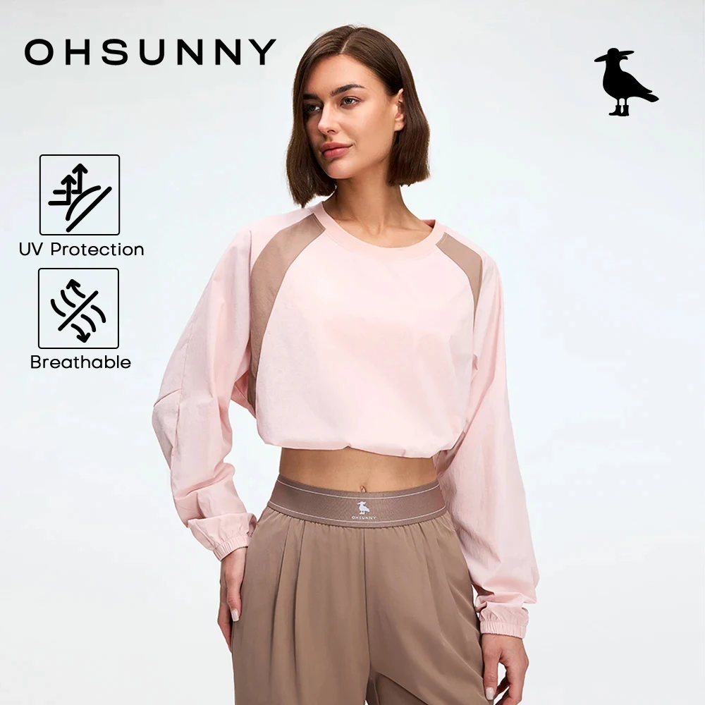 

OhSunny Hiking T-shirts for Woman Men, Couple Long Sleeves Sun Protection Sweatshirt ,Beach Vacation Sport Shirt UPF50+